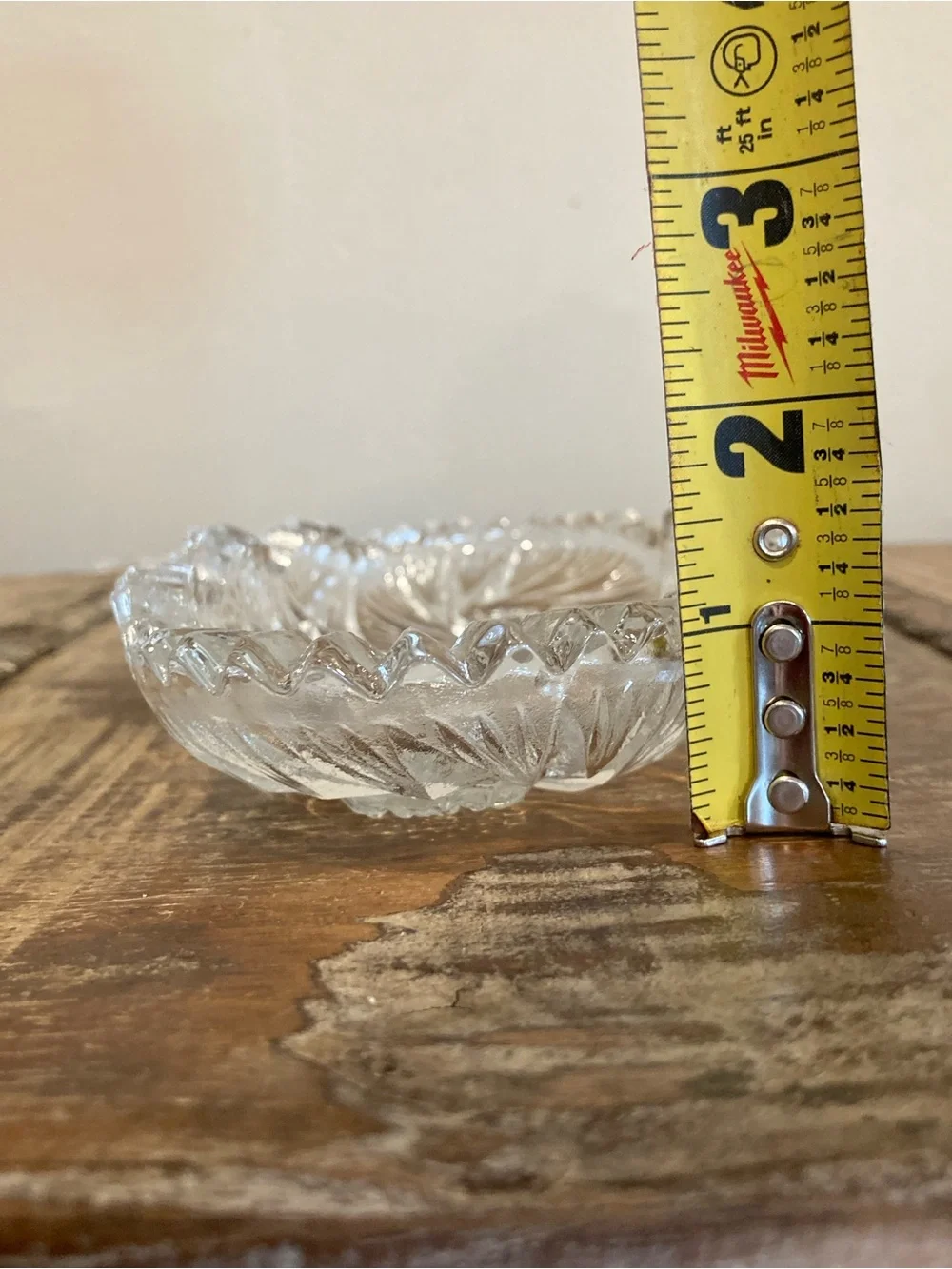 Imperial Glass Clear Whirling Star Pickle Relish Oval Sawtooth Pressed Glass